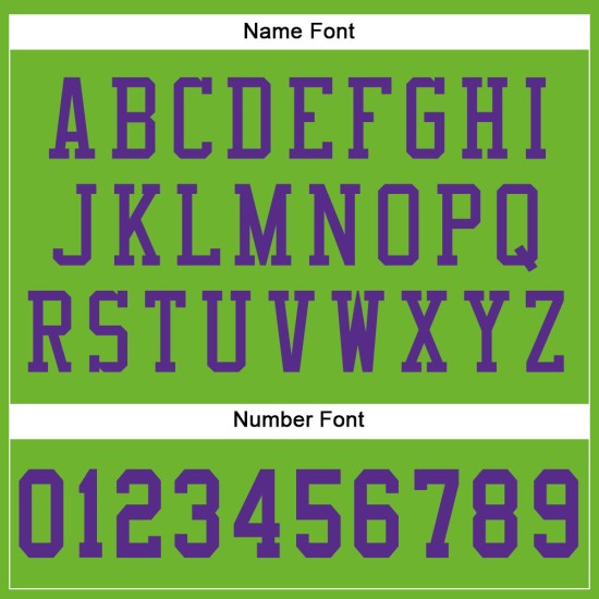 Maglia da football autentica viola neon verde in rete personalizzata Maglia da football autentica viola neon verde in rete personalizzata