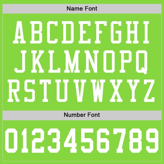 Maglia da football personalizzata autentica verde neon bianca Maglia da football personalizzata autentica verde neon bianca