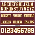 Maglia da calcio autentica in mesh personalizzata, colore bianco-oro e bordeaux Maglia da calcio autentica in mesh personalizzata, colore bianco-oro e bordeaux