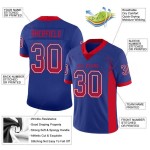 Maglia da football Drift Royal Fashion, maglia personalizzata scarlatta-bianca Maglia da football Drift Royal Fashion, maglia personalizzata scarlatta-bianca