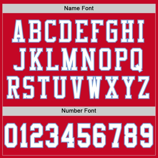 Maglia da football personalizzata rossa autentica, bianca e leggera, maglia blu retrò Maglia da football personalizzata rossa autentica, bianca e leggera, maglia blu retrò