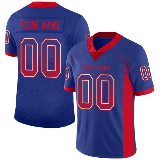 Maglia da football Drift Royal Fashion, maglia personalizzata scarlatta-bianca Maglia da football Drift Royal Fashion, maglia personalizzata scarlatta-bianca