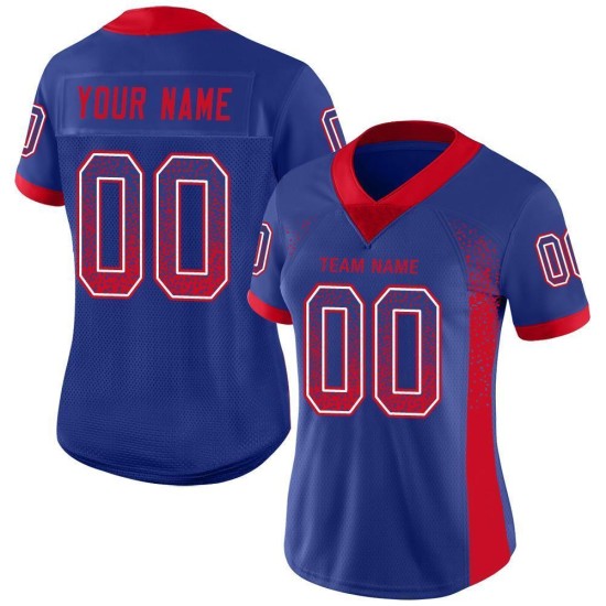Maglia da football Drift Royal Fashion, maglia personalizzata scarlatta-bianca Maglia da football Drift Royal Fashion, maglia personalizzata scarlatta-bianca