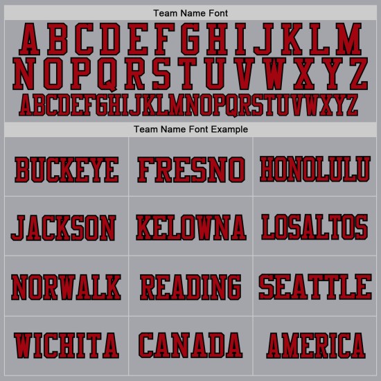 Maglia da calcio autentica grigia nera e rossa personalizzata Maglia da calcio autentica grigia nera e rossa personalizzata