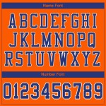 Maglia da calcio personalizzata Royal-White Mesh Orange autentica Maglia da calcio personalizzata Royal-White Mesh Orange autentica
