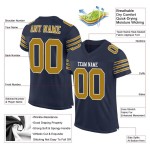 Maglia da football autentica personalizzata oro-bianca Old Navy Maglia da football autentica personalizzata oro-bianca Old Navy