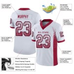 Maglia da football personalizzata Cardinal-Black, White Drift Fashion Maglia da football personalizzata Cardinal-Black, White Drift Fashion