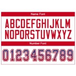 Maglia da football Drift Royal Fashion, maglia personalizzata scarlatta-bianca Maglia da football Drift Royal Fashion, maglia personalizzata scarlatta-bianca