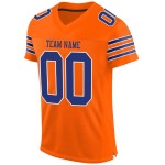 Maglia da calcio personalizzata Royal-White Mesh Orange autentica Maglia da calcio personalizzata Royal-White Mesh Orange autentica