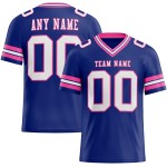 Maglia da calcio personalizzata Royal Mesh bianca e rosa autentica Maglia da calcio personalizzata Royal Mesh bianca e rosa autentica