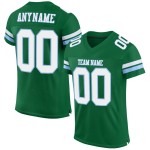 Maglia Kelly autentica verde personalizzata da football, blu, bianca e a rete leggera Maglia Kelly autentica verde personalizzata da football, blu, bianca e a rete leggera