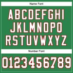 Maglia da calcio personalizzata, autentica, bianca e rossa, in maglia verde erba Maglia da calcio personalizzata, autentica, bianca e rossa, in maglia verde erba