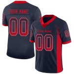 Maglia da football personalizzata grigio-scarlatto Navy Mesh Drift Fashion Maglia da football personalizzata grigio-scarlatto Navy Mesh Drift Fashion