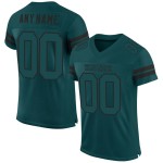 Maglia da football autentica verde-nera Midnight, personalizzata, in rete verde, Midnight Maglia da football autentica verde-nera Midnight, personalizzata, in rete verde, Midnight