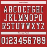 Maglia da calcio personalizzata autentica, maglia bianca-nera scarlatta Maglia da calcio personalizzata autentica, maglia bianca-nera scarlatta