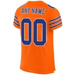 Maglia da calcio personalizzata Royal-White Mesh Orange autentica Maglia da calcio personalizzata Royal-White Mesh Orange autentica
